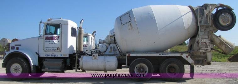 image for item 7175 1991 Kenworth W900B concrete mixer truck