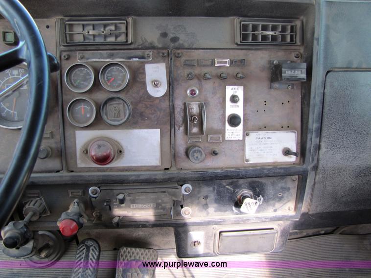 image for item 7175 1991 Kenworth W900B concrete mixer truck