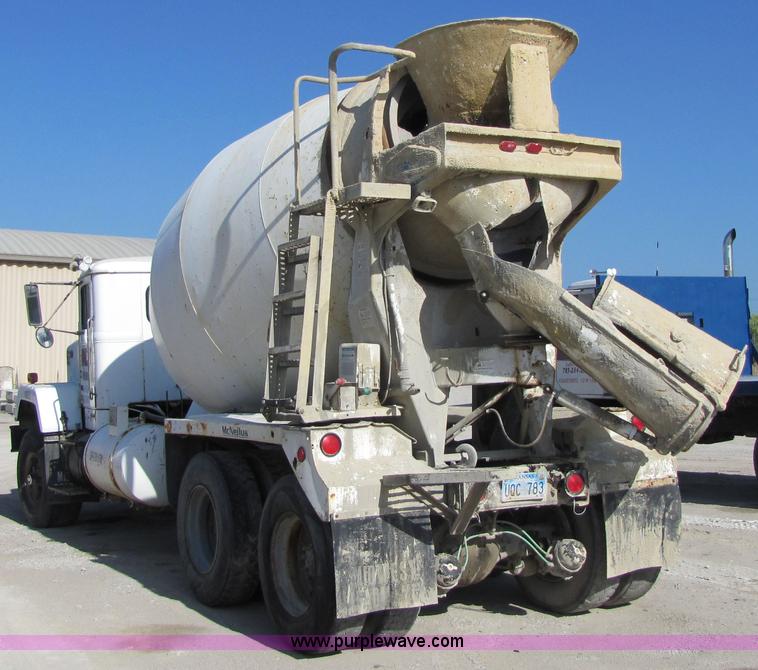 image for item 7176 1987 Volvo Autocar concrete truck