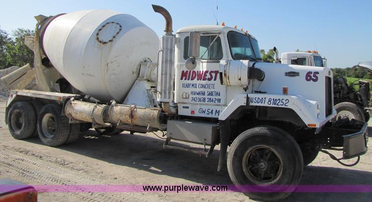 image for item 7176 1987 Volvo Autocar concrete truck