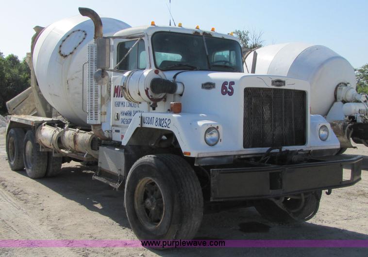 image for item 7176 1987 Volvo Autocar concrete truck