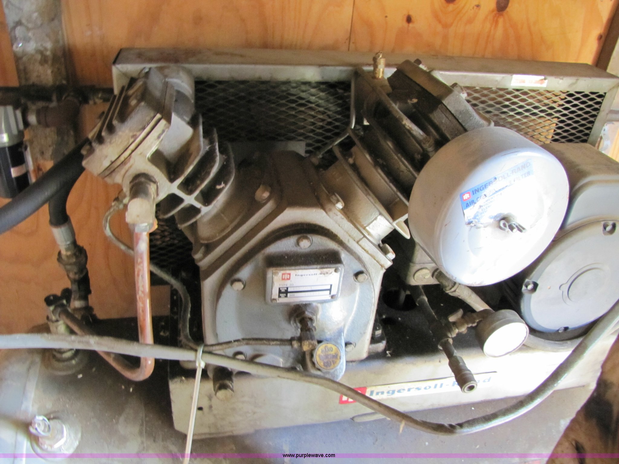 Ingersoll Rand 2425D3 air compressor in Trenton, MO Item 3039 sold Purple Wave