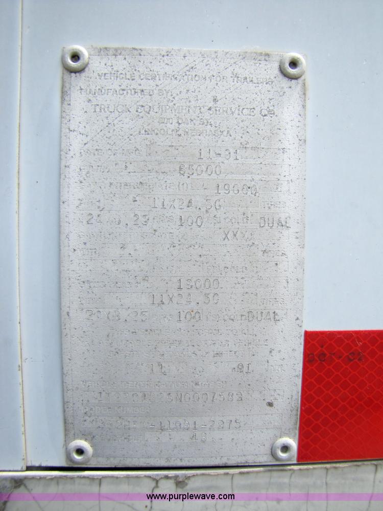 image for item 3000 1992 Cornhusker convertible trailer