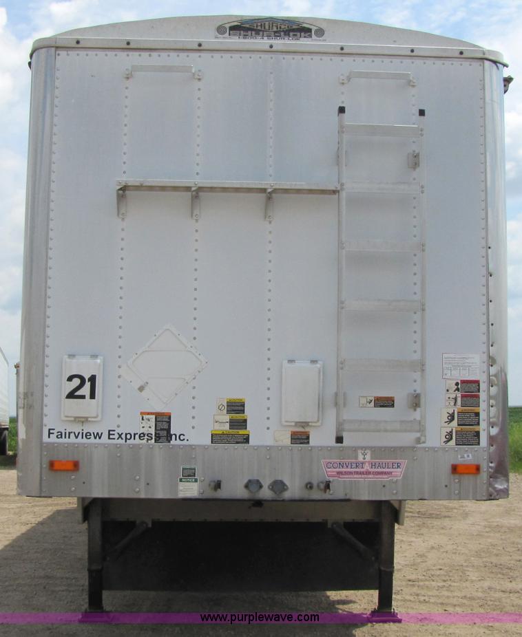 image for item 7208 1999 Wilson Convert a Hauler grain trailer