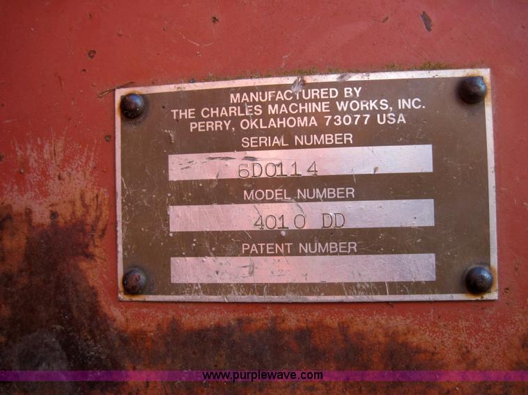 image for item 3025 Ditch Witch 4010 trencher with backhoe