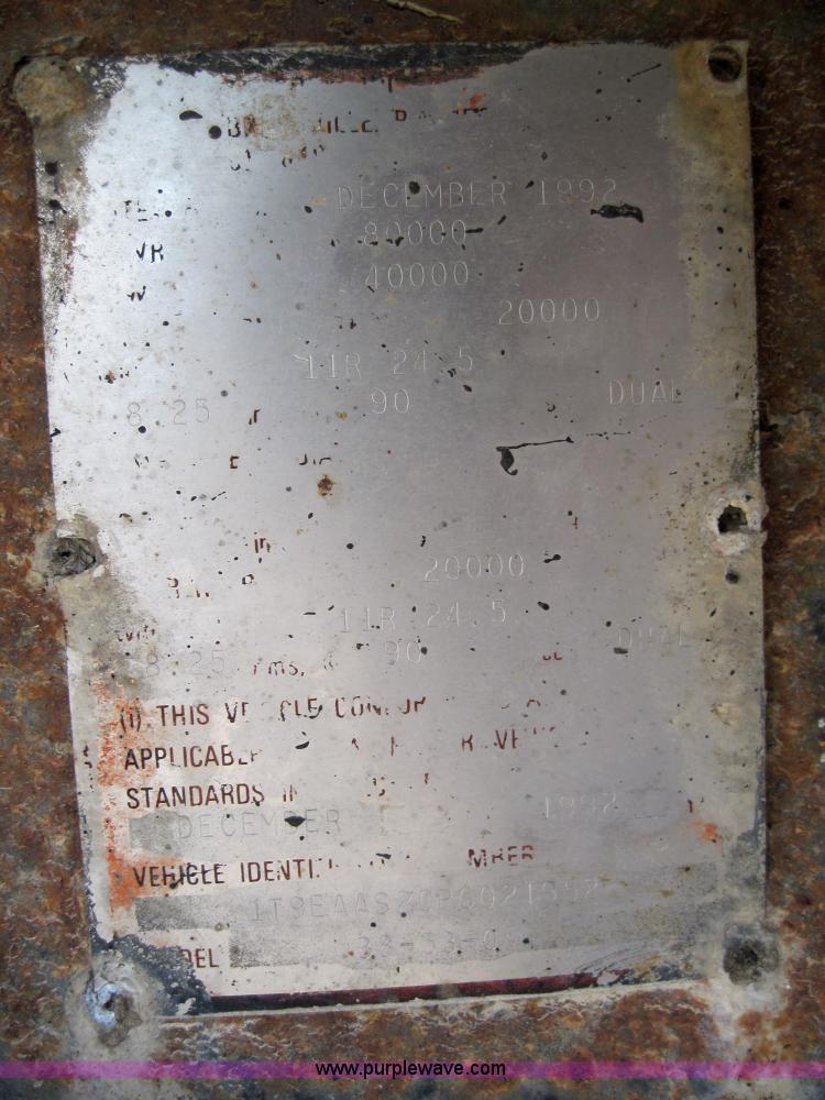 image for item 4459 1993 Tibrook 38' dump trailer