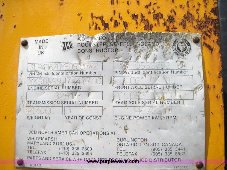 image for item 4462 2000 JCB 436 wheel loader