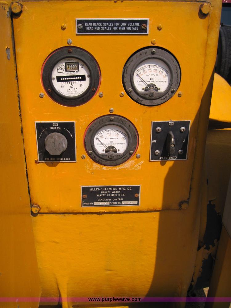 image for item 4463 Allis-Chalmers 200KW generator