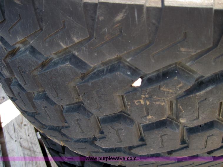 image for item 4464 (2) Michelin 445/65R19.5 tires on 10 bolt rims