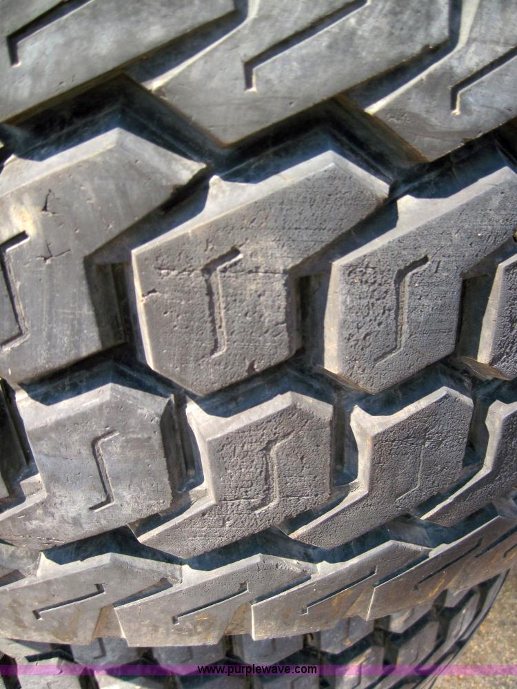 image for item 4472 (2) Michelin 445/65R19.5 tires on 10 bolt rims