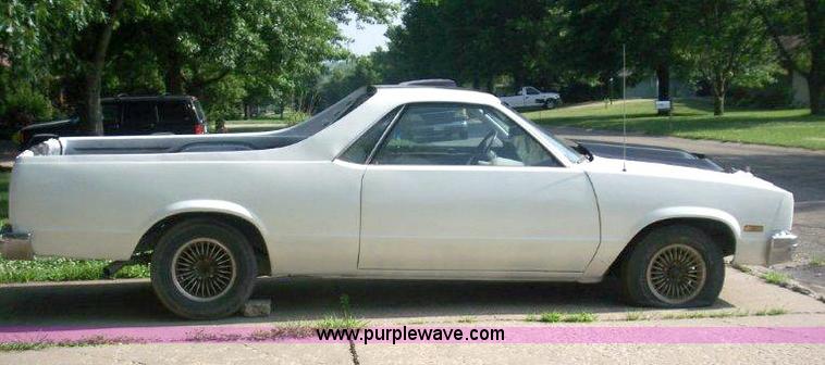 image for item 1000 1984 Chevrolet El Camino
