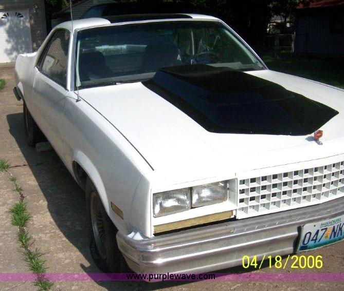 image for item 1000 1984 Chevrolet El Camino