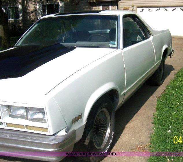image for item 1000 1984 Chevrolet El Camino