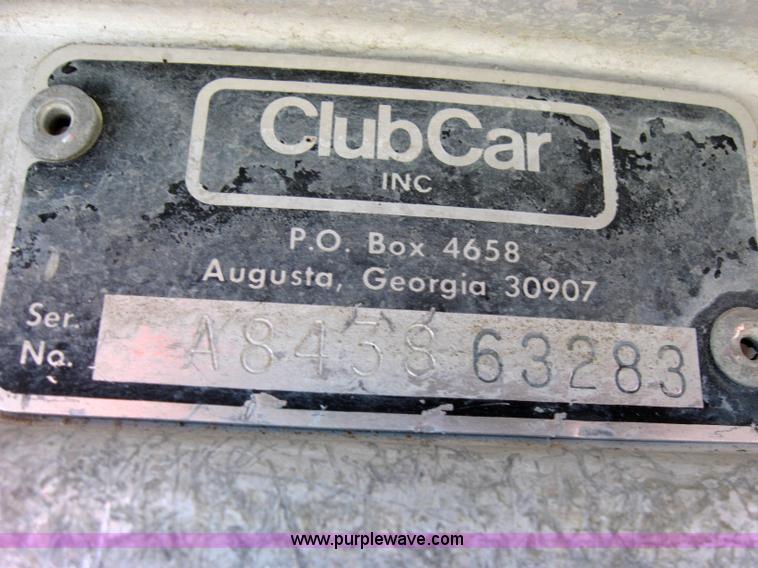 image for item 2656 Club Car golf cart with charger