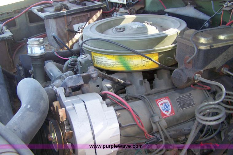 image for item 4128 1984 Chevrolet D30 Military pickup truck