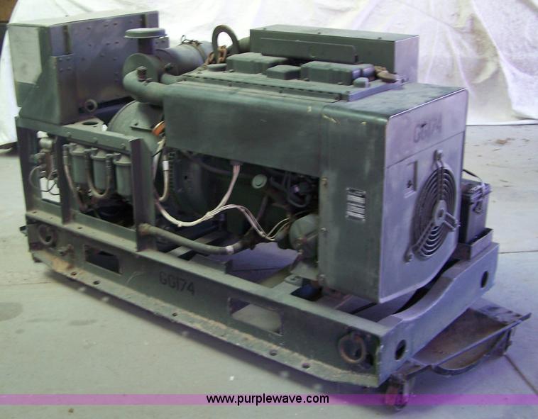 image for item 4131 1982 Onan military issued 10kw continuous run generator