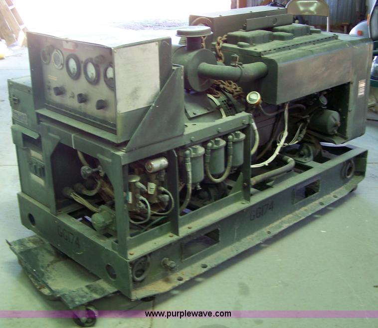 image for item 4131 1982 Onan military issued 10kw continuous run generator