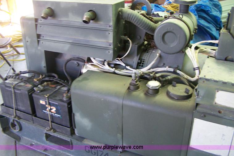 image for item 4131 1982 Onan military issued 10kw continuous run generator