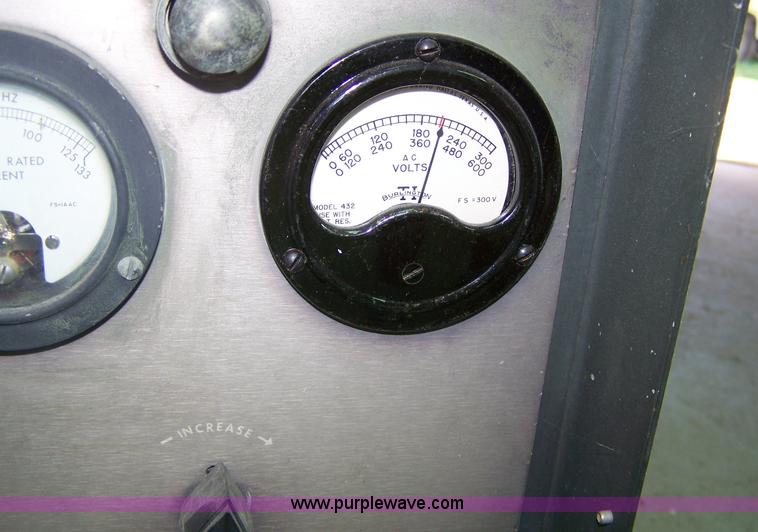 image for item 4131 1982 Onan military issued 10kw continuous run generator