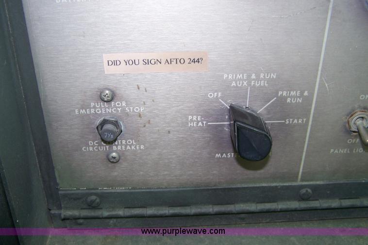 image for item 4131 1982 Onan military issued 10kw continuous run generator