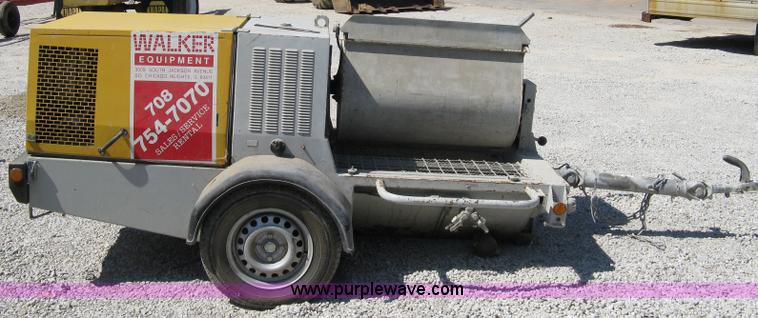 image for item 4817 2002 Putzmeister mortar mixer