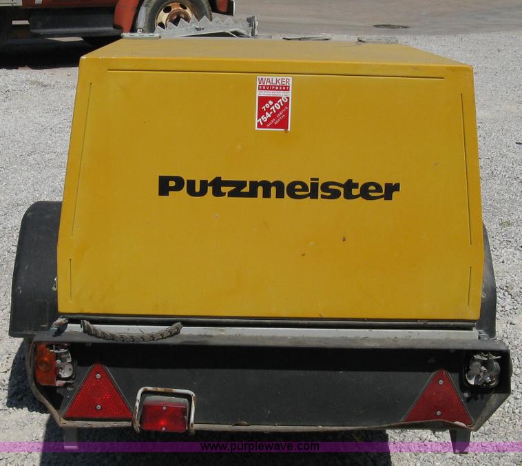 image for item 4817 2002 Putzmeister mortar mixer