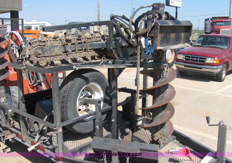 image for item 4828 2004 Powerhouse Pro mini skid-steer loader with attachments and customer trailer