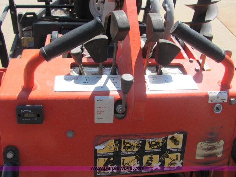 image for item 4828 2004 Powerhouse Pro mini skid-steer loader with attachments and customer trailer