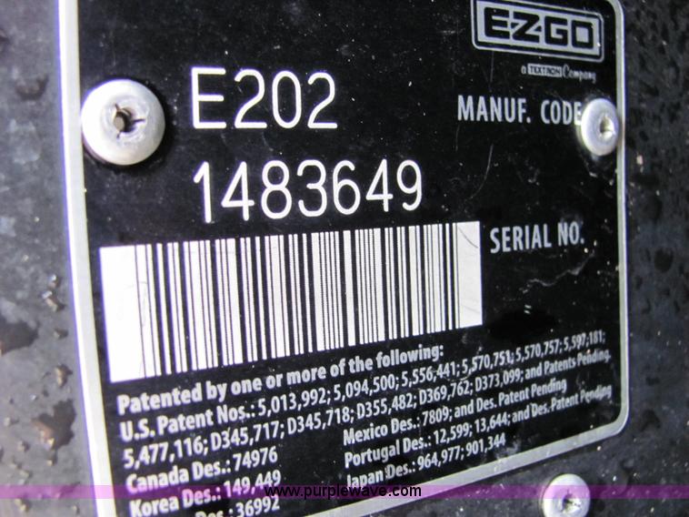 image for item 4880 2002 Ez-go electric golf cart