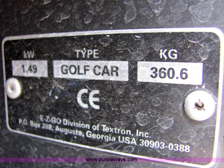image for item 4881 2002 Ez-go electric golf cart
