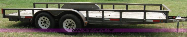 image for item 5063 2003 Load Trail tandem axle flat bed trailer