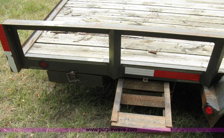 image for item 5063 2003 Load Trail tandem axle flat bed trailer