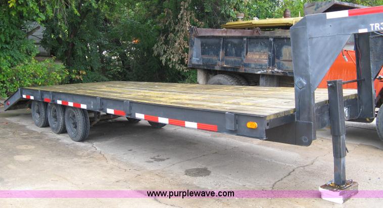 image for item 5081 1990 Shopbuilt gooseneck trailer