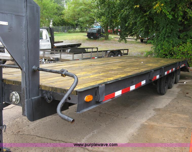 image for item 5081 1990 Shopbuilt gooseneck trailer