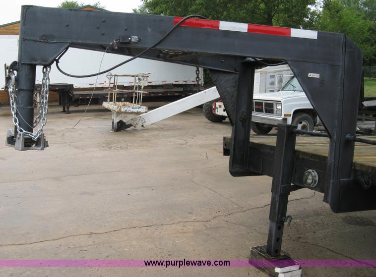 image for item 5081 1990 Shopbuilt gooseneck trailer