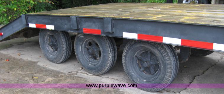 image for item 5081 1990 Shopbuilt gooseneck trailer