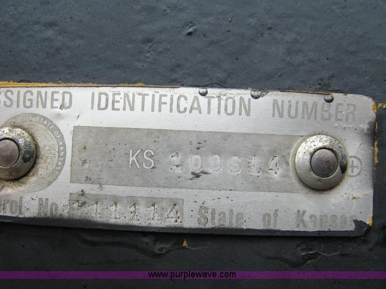 image for item 5081 1990 Shopbuilt gooseneck trailer