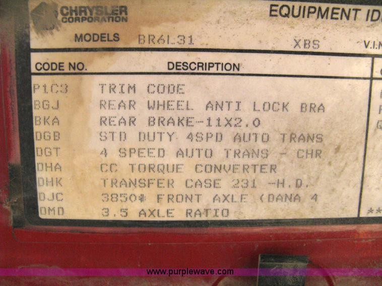 image for item 5098 1997 Dodge Ram 1500 extended-cab pickup