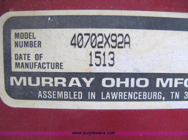 image for item 5099 Murray riding mower