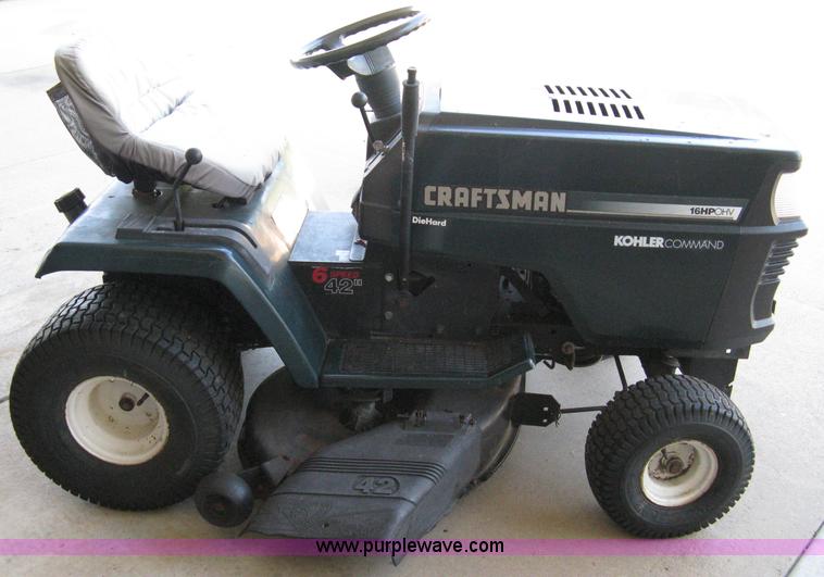 Craftsman Riding Mower In Derby Ks Item 5101 Sold Purple Wave