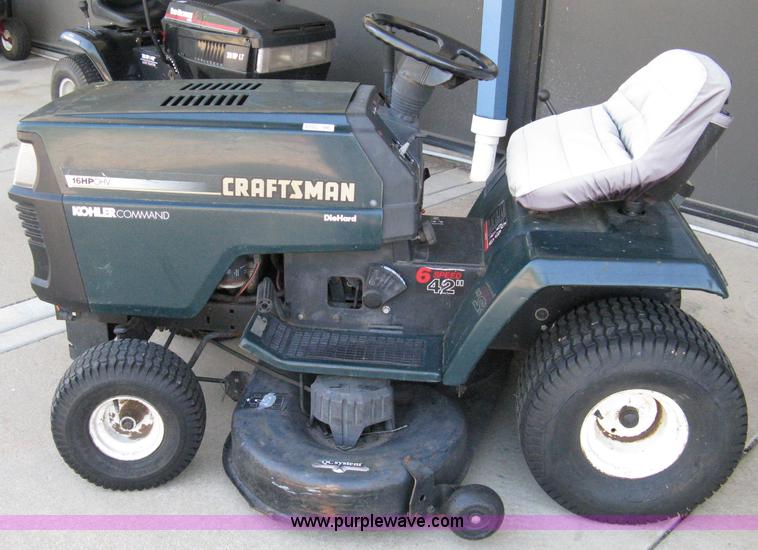 Craftsman Riding Mower In Derby Ks Item 5101 Sold Purple Wave