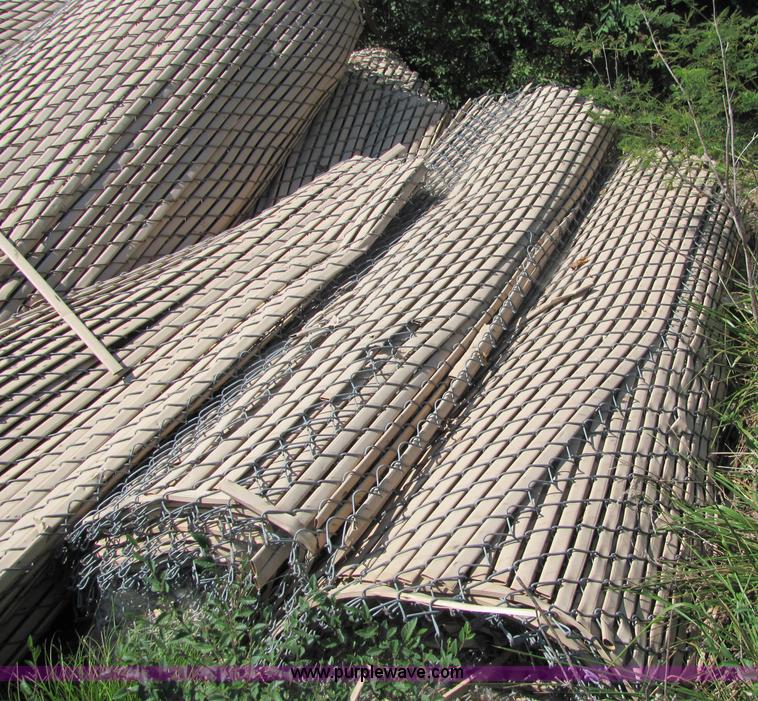 image for item 6878 (15) rolls of chain link fence