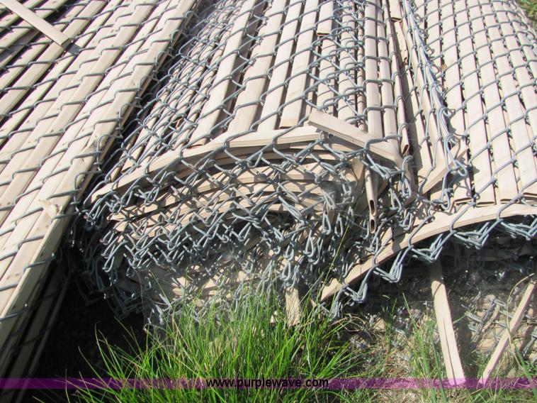 image for item 6878 (15) rolls of chain link fence