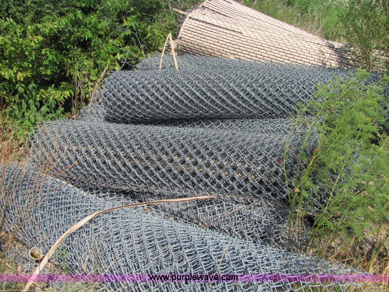 image for item 6878 (15) rolls of chain link fence