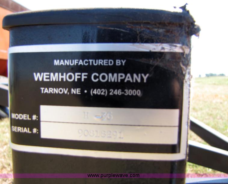 image for item 3066 2010 Wemhoff H-36 36' header trailer