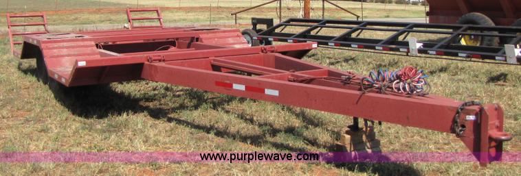 image for item 3067 2001 Homebuilt combine trailer