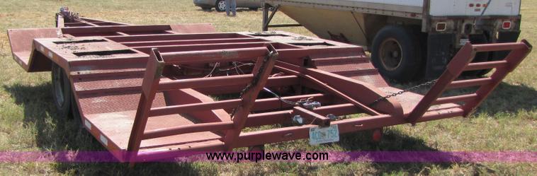 image for item 3067 2001 Homebuilt combine trailer