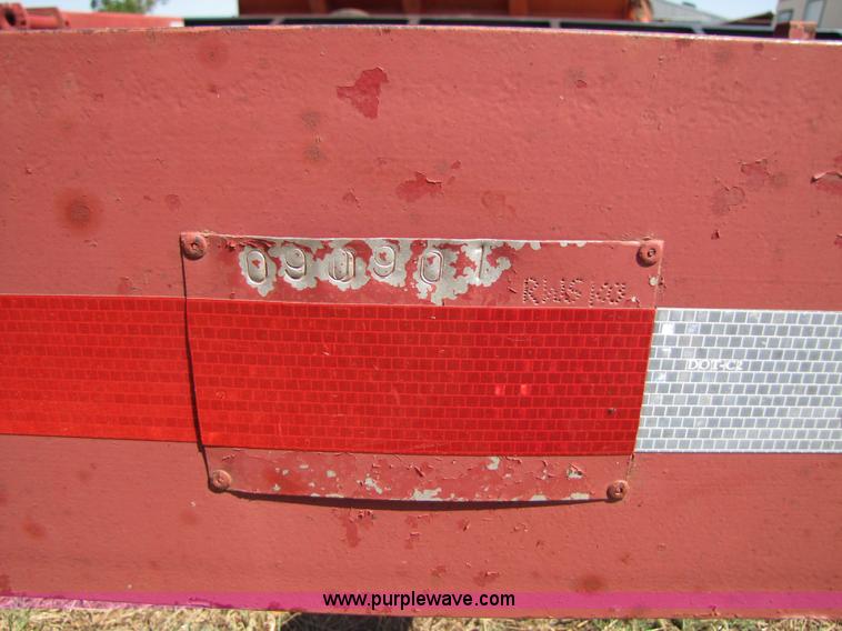 image for item 3067 2001 Homebuilt combine trailer