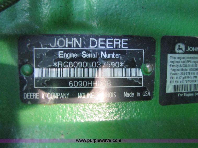 image for item 3072 2008 John Deere 9770STS combine