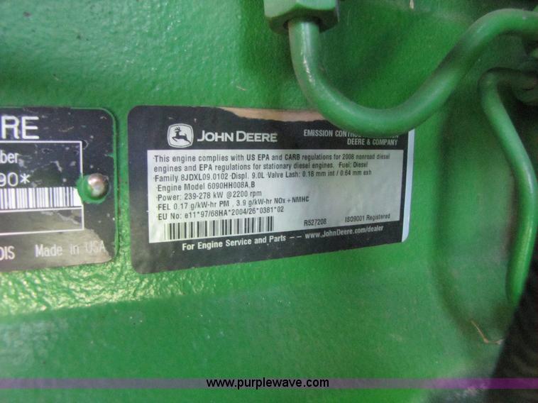image for item 3072 2008 John Deere 9770STS combine